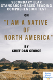 I Am a Native of North America Nonfiction by Chief Dan Geo