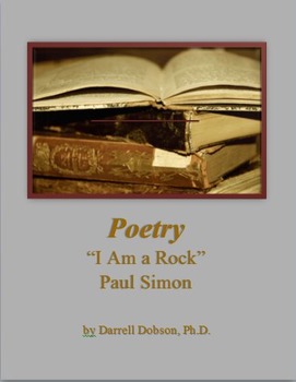 Preview of "I Am a Rock" by Paul Simon (Poetry)