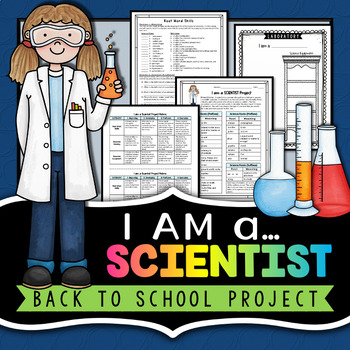 Preview of What is a Scientist? Back to School Science Activity