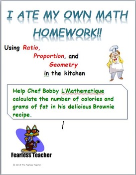 Preview of I Ate My Own Math Homework!