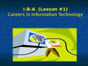 Preview of CIW/I-B-A Lesson/Chapter 1 Power Point "Introduction to IT Businesses & Careers"