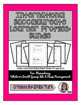 Preview of I.B. Learner Profile: BUNDLE