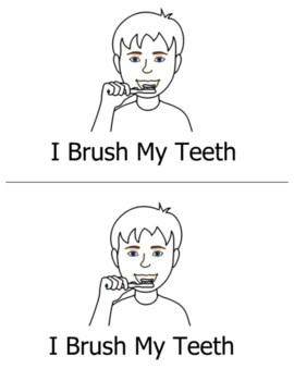 Preview of I Brush My Teeth: A Social Story
