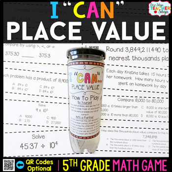 Preview of 5th Grade Math Game | Decimal Place Value