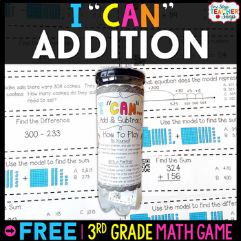 3rd Grade Addition within 1,000 Game FREE | I CAN Math Games