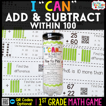 Preview of 1st Grade Math Game | Addition & Subtraction within 100