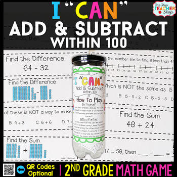 Preview of 2nd Grade Math Game | Addition & Subtraction within 100