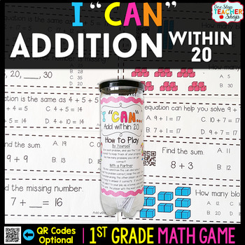Preview of 1st Grade Math Game | Addition within 20