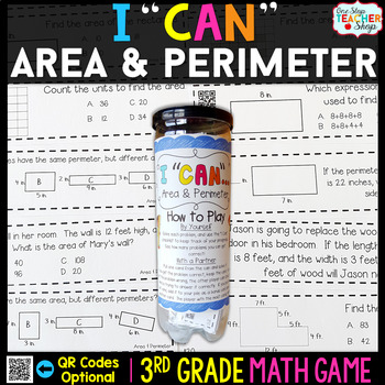 Preview of 3rd Grade Math Game | Area and Perimeter