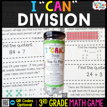 Preview of 3rd Grade Math Game | Division