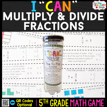 Preview of 5th Grade Math Game | Multiplying & Dividing Fractions