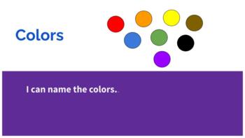 I CAN NAME THE COLORS - ACTIVITY AND ASSESSMENT OF BASIC COLORS | TPT