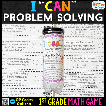 Preview of 1st Grade Math Game | Problem Solving | Addition & Subtraction Word Problems
