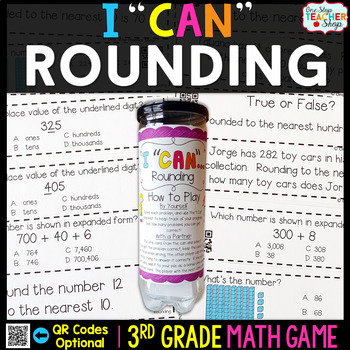 Preview of 3rd Grade Math Game | Rounding to the Nearest 10 and 100