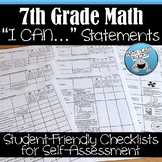 I CAN STATEMENTS for 7th GRADE COMMON CORE MATH