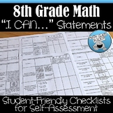 I CAN STATEMENTS for 8th GRADE COMMON CORE MATH