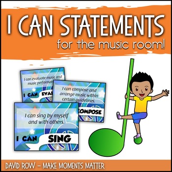 Preview of I CAN Statement Posters based on the National Standards for Music Education