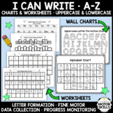 I CAN WRITE LETTERS - Alphabet Formation Charts & Workshee