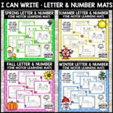I CAN WRITE LETTERS & NUMBERS - Seasonal Themed Mats - Mul