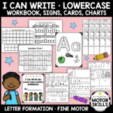 I CAN WRITE LOWERCASE LETTERS - Workbook, Signs, Cards, Ch