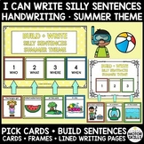 I CAN WRITE SILLY SENTENCES - Build and Write Sentences - 