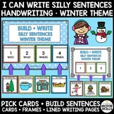 I CAN WRITE SILLY SENTENCES - Build and Write Sentences - 