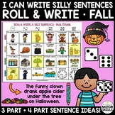 I CAN WRITE SILLY SENTENCES - Roll and Write Sentences - F