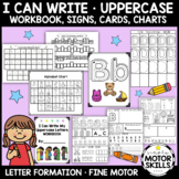 I CAN WRITE UPPERCASE LETTERS - Workbook, Signs, Cards, Ch