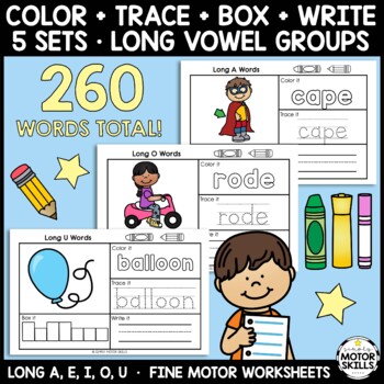 Magic E {Long Vowel CVCe Phonics/Word Work Printables}