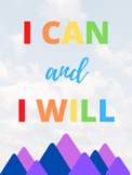 I CAN and I WILL Poster