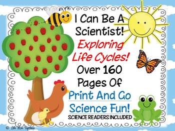 Preview of I Can Be A Scientist Exploring Life Cycles!