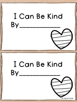 I Can Be Kind by Camped Out in Kindergarten | TPT