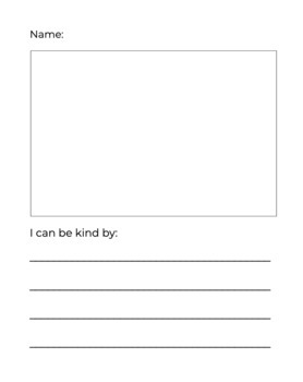 Preview of I Can Be Kind