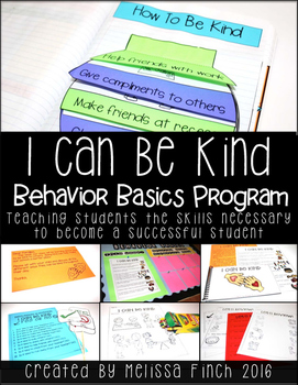 Preview of I Can Be Kind- Behavior Basics Program for Special Education