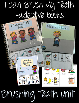 Preview of I Can Brush My Tooth Tooth-Adaptive Book and  Teeth Unit