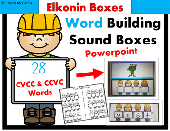 I Can Build Cvcc Ccvc Words Powerpoint Elkonin Sound Boxes Activity