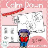 I Can Calm Down Worksheets Coping Skills - Social Emotiona