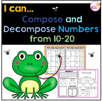 Preview of I Can Compose and Decompose Numbers From 10-20
