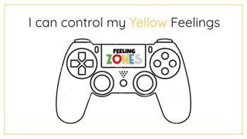 Preview of I Can Control My Yellow Feelings (Digital Resource, Low Prep)