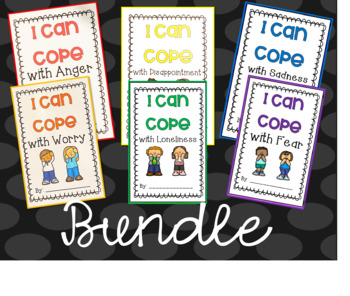 Preview of I Can Cope Bundle - 6 printable small books