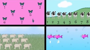 Preview of I Can Count! Kindergarten Counting Videos