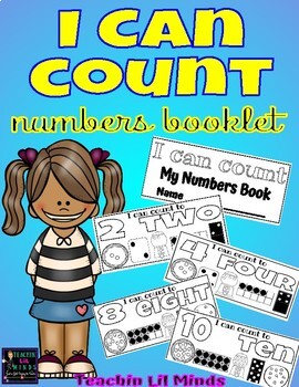 Preview of I Can Count - Numbers Booklet