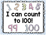 I Can Count to 100! Counting by 1's, 2's, 5's, 10's Display
