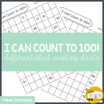 Preview of I Can Count to 100! Writing Numbers Practice