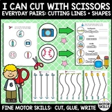 I Can Cut with Scissors - Cutting Lines & Shapes, Glue, Wr