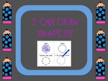 Preview of I Can Draw Shapes, Fine Motor
