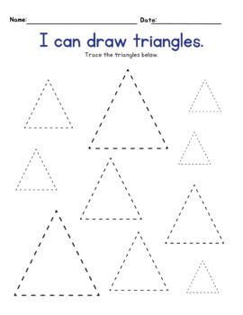 I Can Draw Triangles by High Street Scholar Boutique | TPT