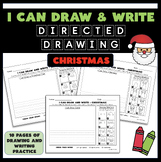 I Can Draw & Write - CHRISTMAS Edition | Directed Drawing 