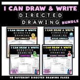 I Can Draw & Write Directed Drawing Mini BUNDLE |  Zoo, Oc