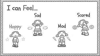 Preview of I Can Feel... (Coloring Page/Printable)